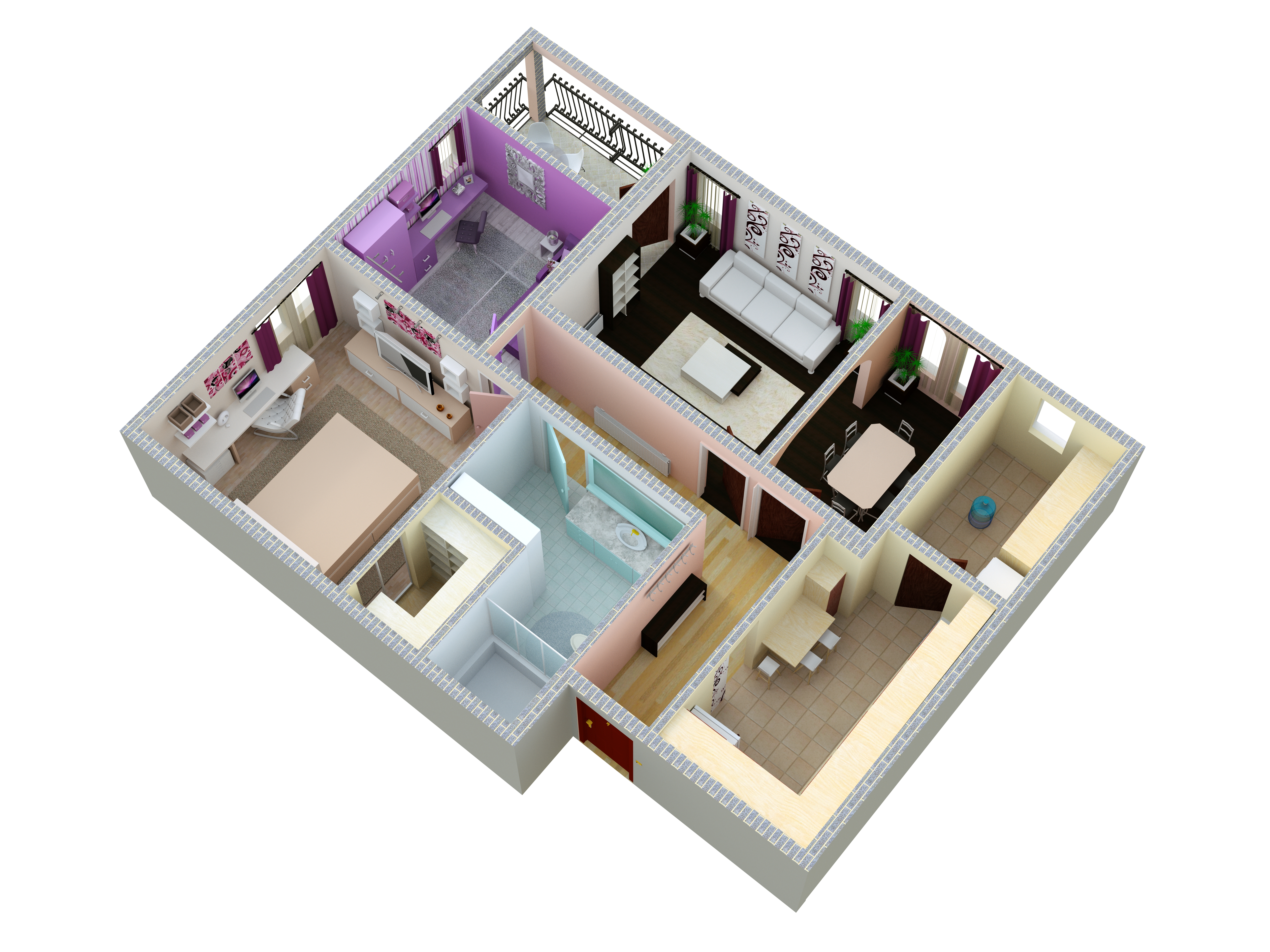 Plan apartament Penthouse